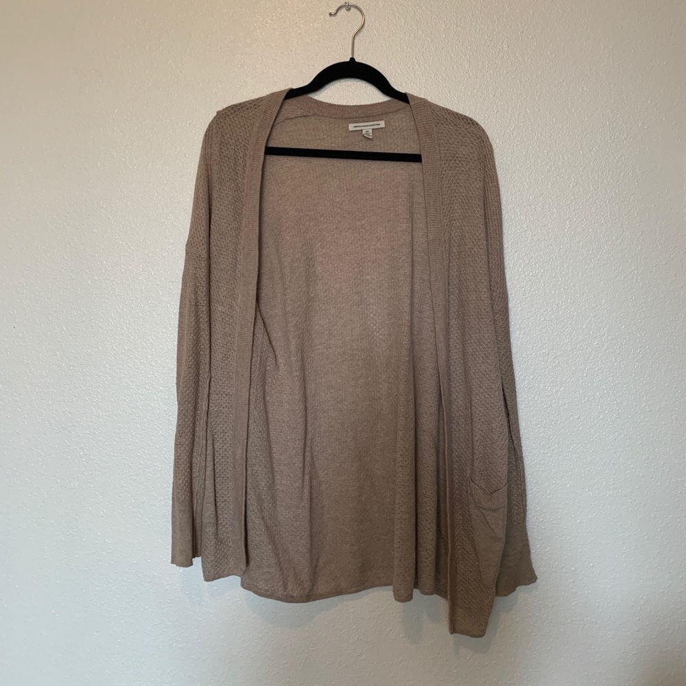 Tan cardigan
